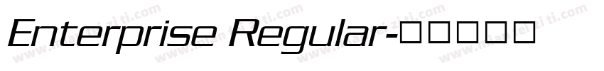 Enterprise Regular字体转换